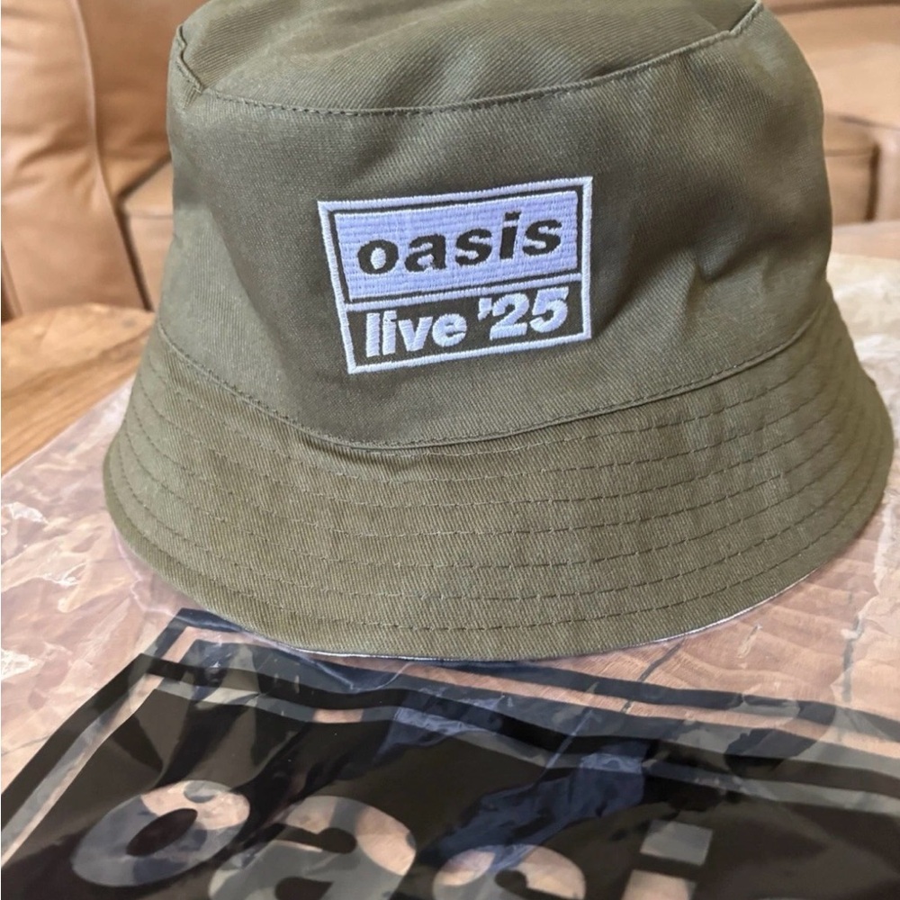 Oasis Live '25 Khaki Bucket Hat
